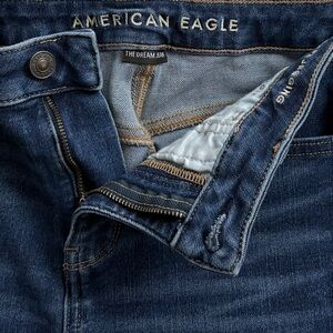 American Eagle AE The Dream Jean Jegging Hi Rise Blue Dark Wash size 4 Short